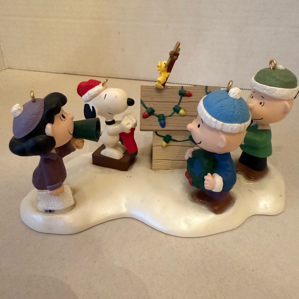 Charlie Brown Christmas scene